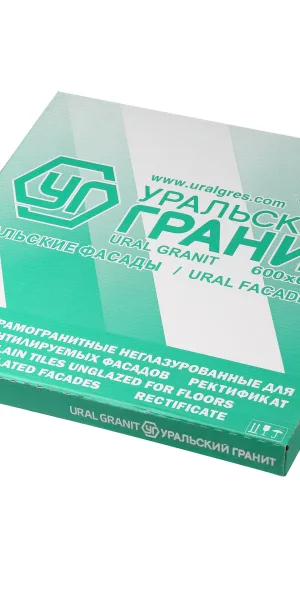 Керамогранит Уральский Гранит Моноколор светло-серый UF002MR матовый 600х600х10 мм (4 шт.=1,44 кв.м)