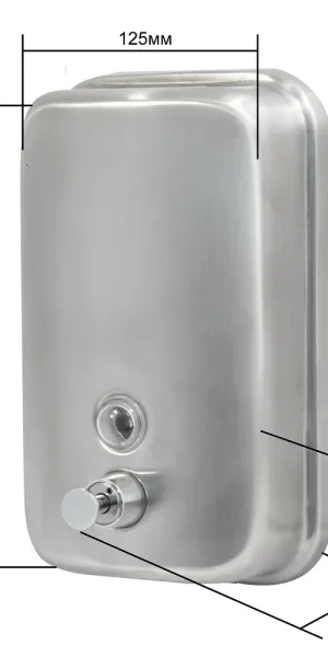 Диспенсер для мыла Solinne 1000 мл нержавеющая сталь хром (TM804ML)