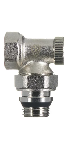Клапан запорный угловой Arrowhead Element 1/2 ВР(г) х 1/2 НР(ш) для радиатора (215122)