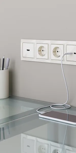 Розетка HDMI Werkel встраиваемая слоновая кость (a051487)