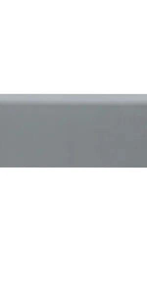 Плинтус экополимер Winart Pro Quadro 80х16х2000 мм титаниум с монтажной планкой (90.80.001.040)