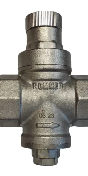 Редуктор давления Rommer 1/2 ВР(г) поршневой без подключения манометра (RVS-0009-000015)