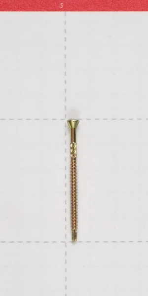 Саморезы для массивной доски 50x3,2 мм желтые (500 шт.)