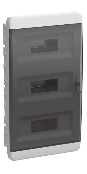 Щит распределительный встраиваемый IEK Tekfor ЩРВ-П-36 пластиковый IP41 535х102х290 мм 36 модулей прозрачная дверь