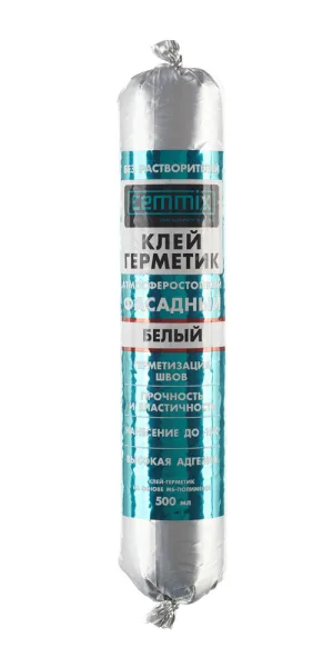 Клей-герметик фасадный гибридный Cemmix PU40 белый 500 мл