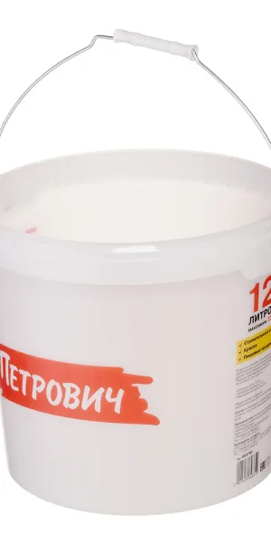 Ведро строительное полимерное Петрович без крышки 12 л