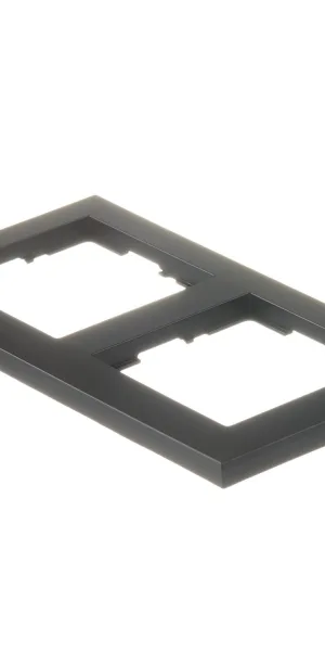 Рамка Legrand Suno двухместная антрацит (721522)