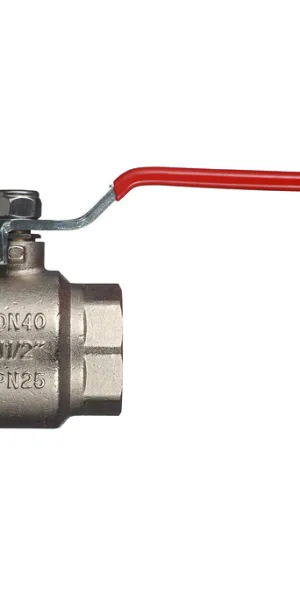Кран шаровой латунный Valtec Base 1 1/2 ВР(г) х 1 1/2 ВР(г) ручка прямой (VT.214.N.08)