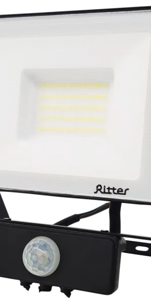 Прожектор светодиодный Ritter Profi 6500К 50 Вт IP65 с датчиком движения черный