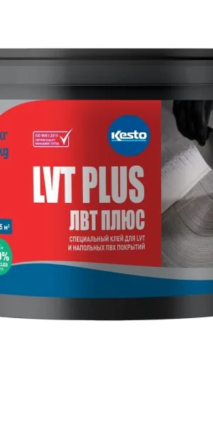 Клей акриловый для ПВХ и LVT плитки Kesto LVT Plus 13 кг