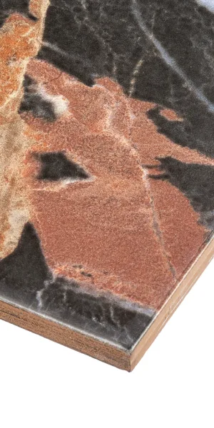 Плитка облицовочная Lavelly Eterno Marmo Accento черная 598x298x8,5 мм (8 шт.=1,425 кв.м)