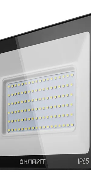 Прожектор светодиодный Онлайт OFL 6000К 100 Вт IP65 черный