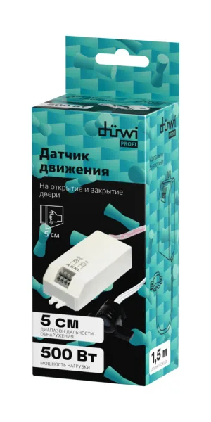 Датчик движения встраиваемый Duwi DDSD-1 IP20 230 В 120 градусов до 0,06 м белый (25837 7)