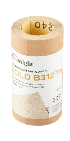 Наждачная бумага Sunmight Gold B312T 115 мм 5 м Р240