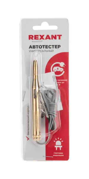 Отвертка индикаторная автомобильная 100 мм 6-24 В Rexant (16-0103)