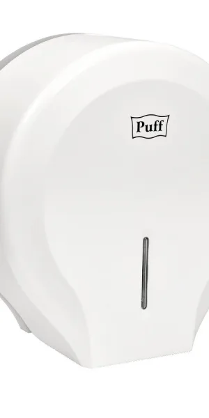 Диспенсер Puff 7130 для туалетной бумаги пластик белый