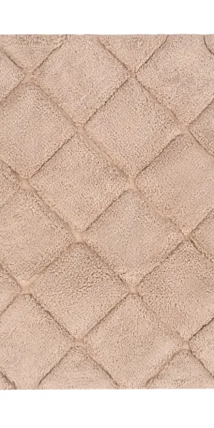 Коврик для ванной бежевый 60х60 см Fora Bricks (FOR-BRK60-60BE)