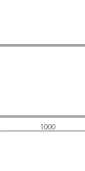 Зеркало с подсветкой прямоугольное 60х100 см бесконтактный сенсор Raval Toco Black (TOC-B60100_BK_U)