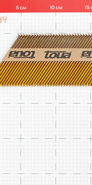 Гвозди реечные Toua для гвоздезабивного пистолета 3,05х90 мм оцинкованные ершеные (2000 шт.)