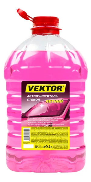 Стеклоомыватель Vektor летний 4 л