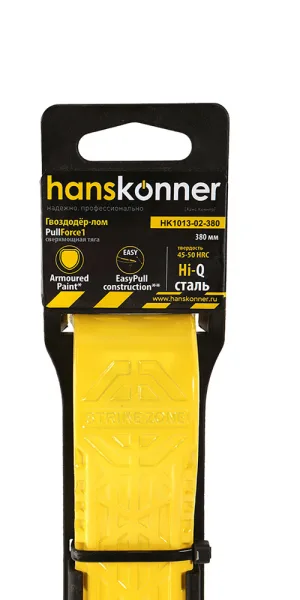 Гвоздодер плоский Hanskonner 380 мм (HK1013-02-380)