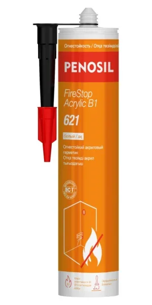 Герметик акриловый огнестойкий Penosil FireStop Acrylic B1 621 белый 280 мл