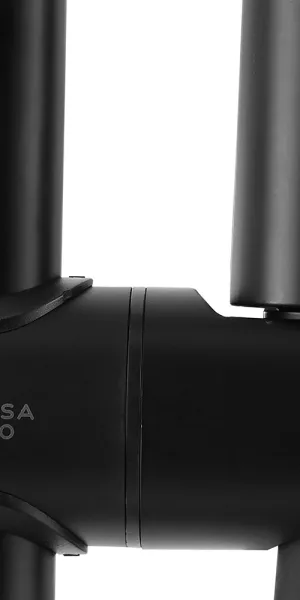Душевая система Corsa Deco AX с верхним душем с лейкой со смесителем черная (SSFAX250SB)