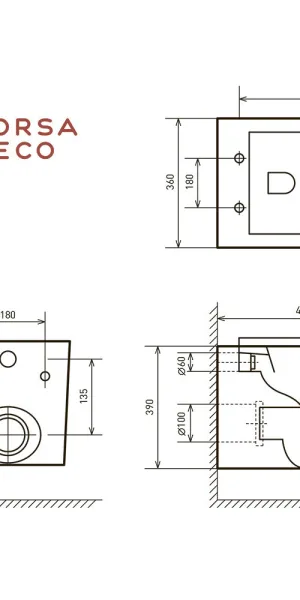 Унитаз подвесной Corsa Deco CX Tornado безободковый с сиденьем дюропласт микролифт (WHCX500ST)