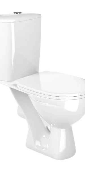 Унитаз-компакт Gesso Фобос Home De Luxe с горизонтальным выпуском с сиденьем полипропилен микролифт белый матовый (9 019 764)