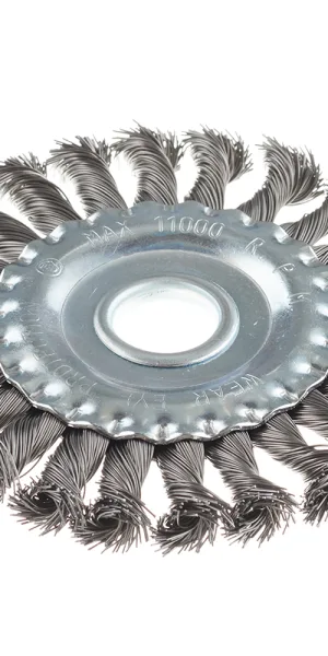 Корщетка для УШМ Практика витая жесткая радиальная d125x22,2 мм