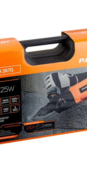 Перфоратор электрический Patriot RH 267Q 825 Вт 2,8 Дж SDS-plus (140301328)
