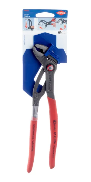 Клещи переставные Knipex Cobra QuickSet 250 мм (KN-8721250SB)
