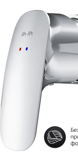 Смеситель для душа без излива AM.PM Spirit 2.1 хром без лейки однорычажный (F71A20000)
