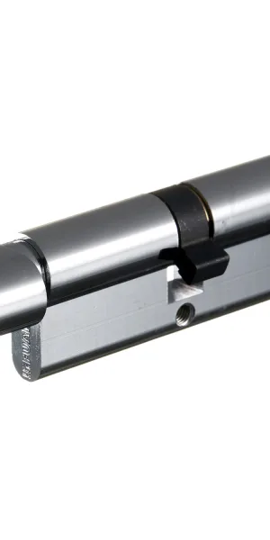 Цилиндр Fuaro R602 90 50х40 мм ключ/вертушка хром