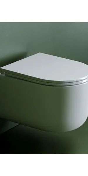 Унитаз подвесной Ceramicanova Ulma безободковый с сиденьем дюропласт микролифт смыв торнадо (CN4006T)