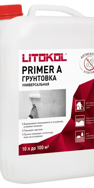 Грунт Litokol Primer A укрепляющий 10 кг