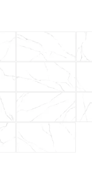 Керамогранит LCM Atlantic Marble белый полированный 1200x600x7 мм (2 шт.= 1,44 кв.м)