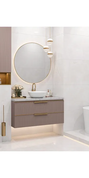 Керамогранит LCM Ice Onyx Rosy розовый полированный 1200х600х7 мм (2 шт.= 1,44 кв.м)