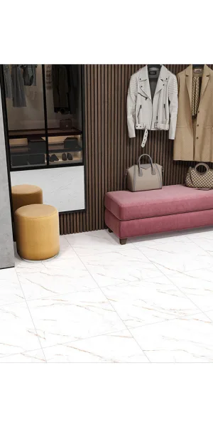 Керамогранит Alma Ceramica Neo Calacatta белый матовый 600x600x9,5 мм (4 шт.= 1,44 кв.м)