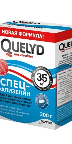 Клей для флизелиновых обоев Quelyd Спец-флизелин 200 г