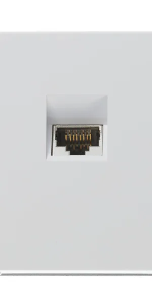 Розетка компьютерная Systeme Electric ArtGallery встраиваемая белая RJ45 (GAL000186)