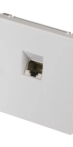 Розетка компьютерная Systeme Electric ArtGallery встраиваемая белая RJ45 (GAL000186)
