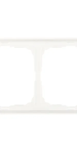 Рамка Systeme Electric ArtGallery двухместная белая (GAL000102)