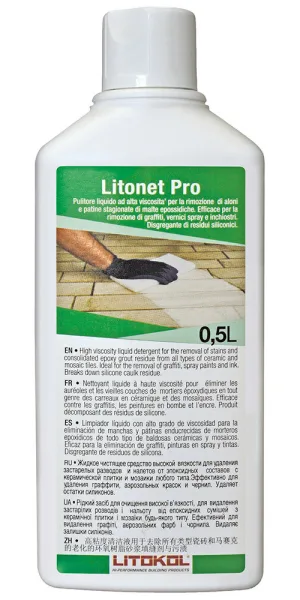Средство для очистки эпоксидных остатков Litokol Litonet Pro 0,5 л