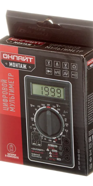Мультиметр портативный Онлайт (82972)