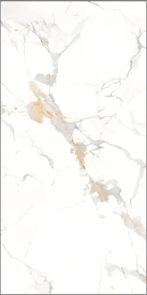 Керамогранит Buono Ceramica Marble белый полированный 1200х600х8,5 мм (2 шт.=1,44 кв.м)