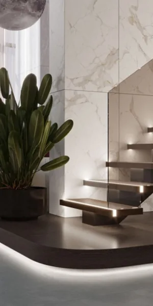 Керамогранит Buono Ceramica Marble белый полированный 1200х600х8,5 мм (2 шт.=1,44 кв.м)