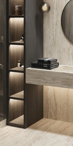 Керамогранит Buono Ceramica Stones бежевый 1200х600х8,5 мм (2 шт.=1,44 кв.м)