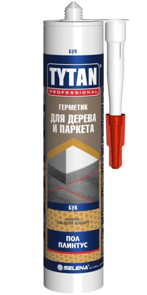 Герметик акриловый для дерева и паркета Tytan Professional бук 280 мл