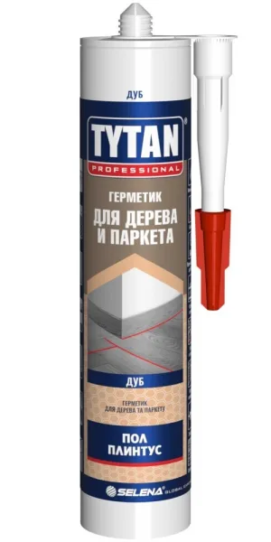 Герметик акриловый для дерева и паркета Tytan Professional дуб 280 мл